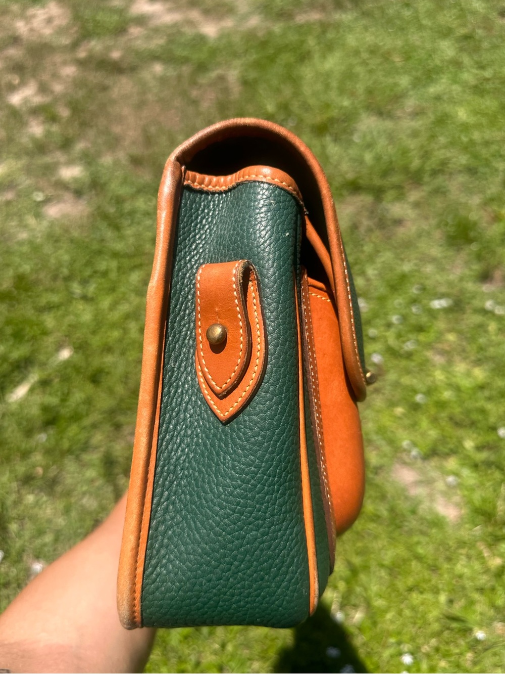Dooney & Bourke vintage Double Pocket Outback Carrier purse - Picture 4 of 13